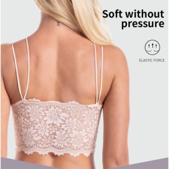 NEW No Steel Lace Bralette Bra - Picture 4 of 14